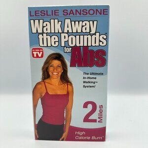 Leslie Sansone Walk Away The Pounds For Abs 2 Miles VHS High Calorie Burn